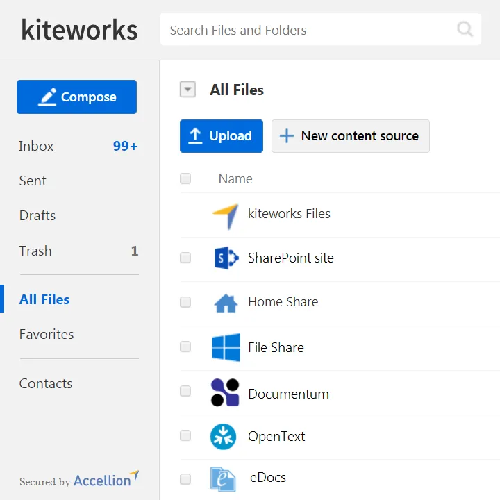 Kiteworks — Secure File Sharing